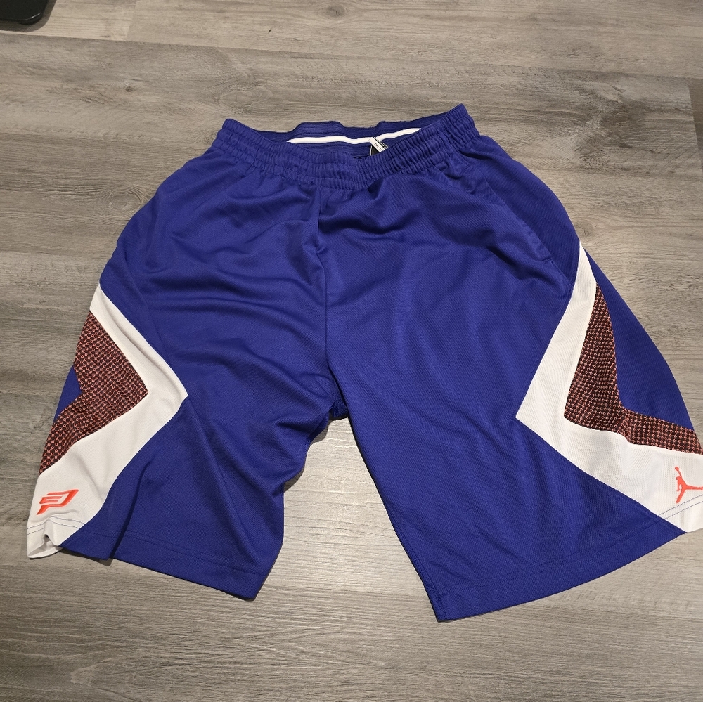 Jordan Mens XL Blue Basketball Shorts
